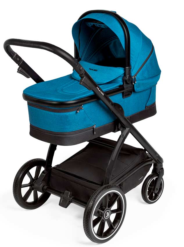 Muuvo Trick 2in1 Kombikinderwagen mit Zubehör Ocean Blue