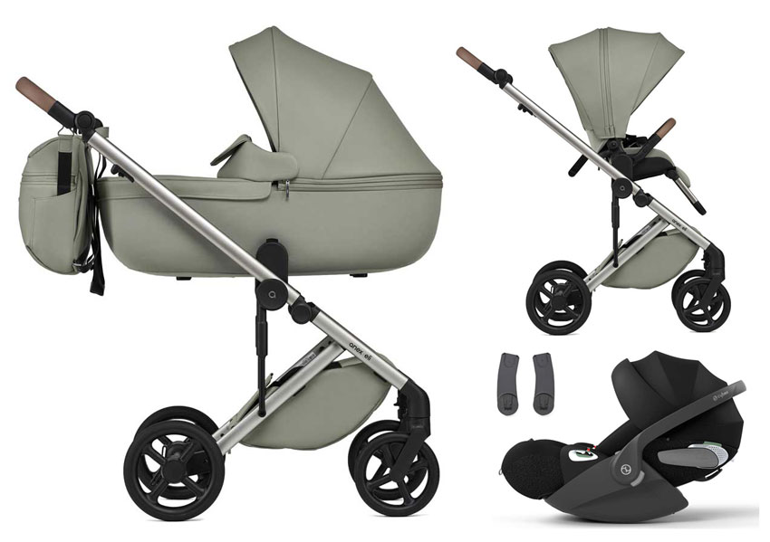 Anex ELI Kinderwagen 3-in-1 mit Cybex Cloud T i-Size Liegefunktion