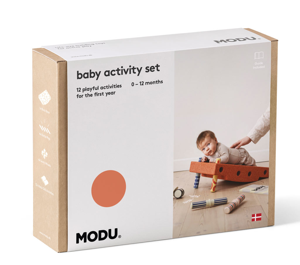 MODU Baby Aktivitäten Set 10-teilig Burnt Orange/Dusty Green