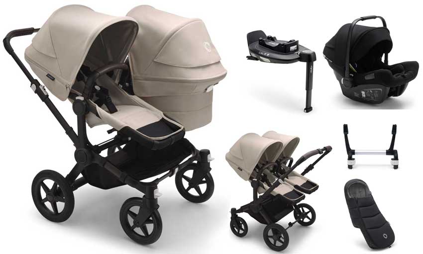 Bugaboo Donkey 5 Duo Komplette Kinderwagen-Set