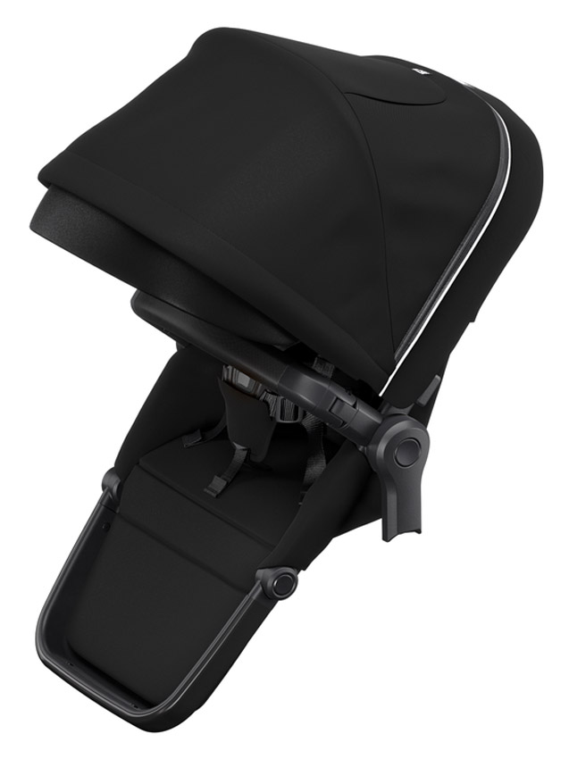 Thule Sleek Zweitsitz Midnight Black on Black