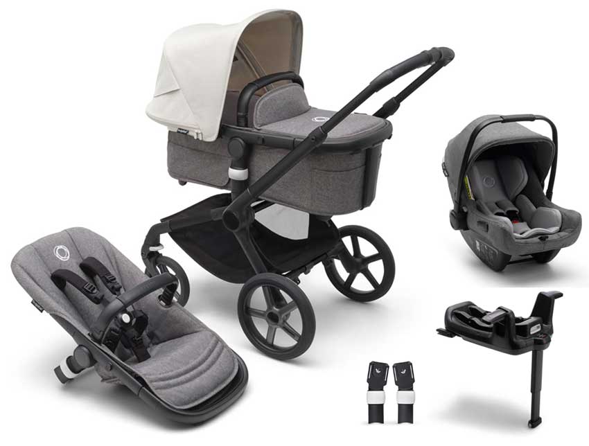 Bugaboo Fox 5 Kinderwagen 4-in-1 inklusive Isofix Wingbase