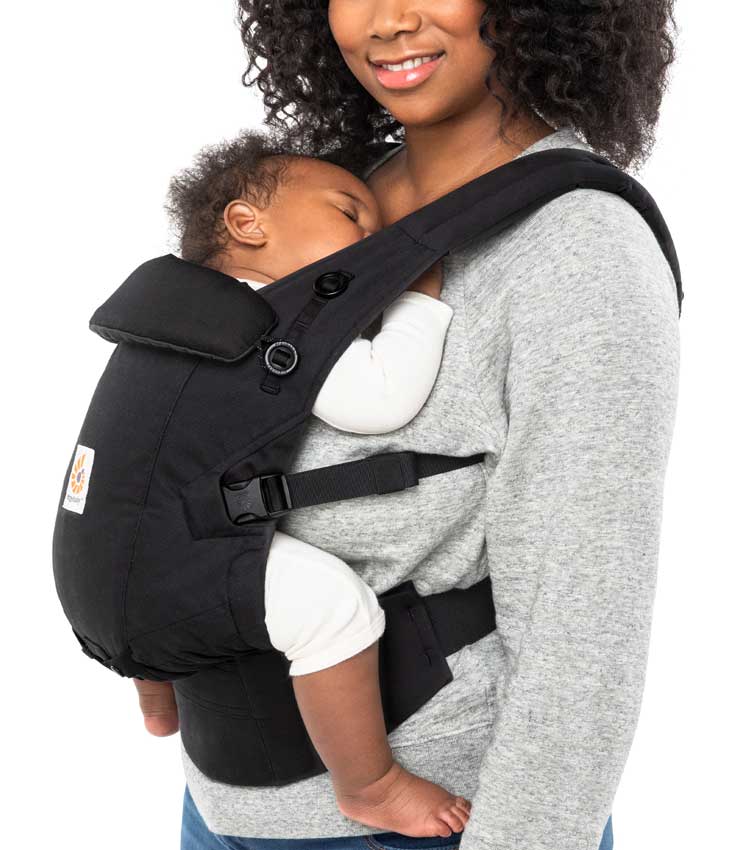 Ergobaby Adapt Soft Touch Cotton Onyx Black