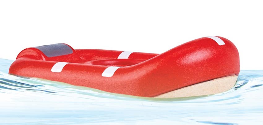 PlanToys Raftingboot Badespielzeug