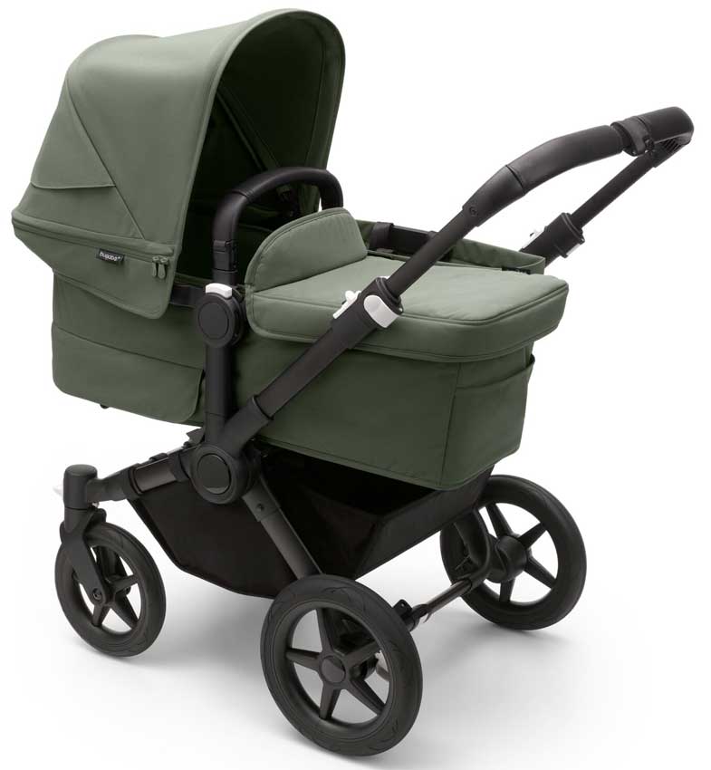 Bugaboo Donkey 5 Mono Kinderwagen mit Babywanne Forest Green