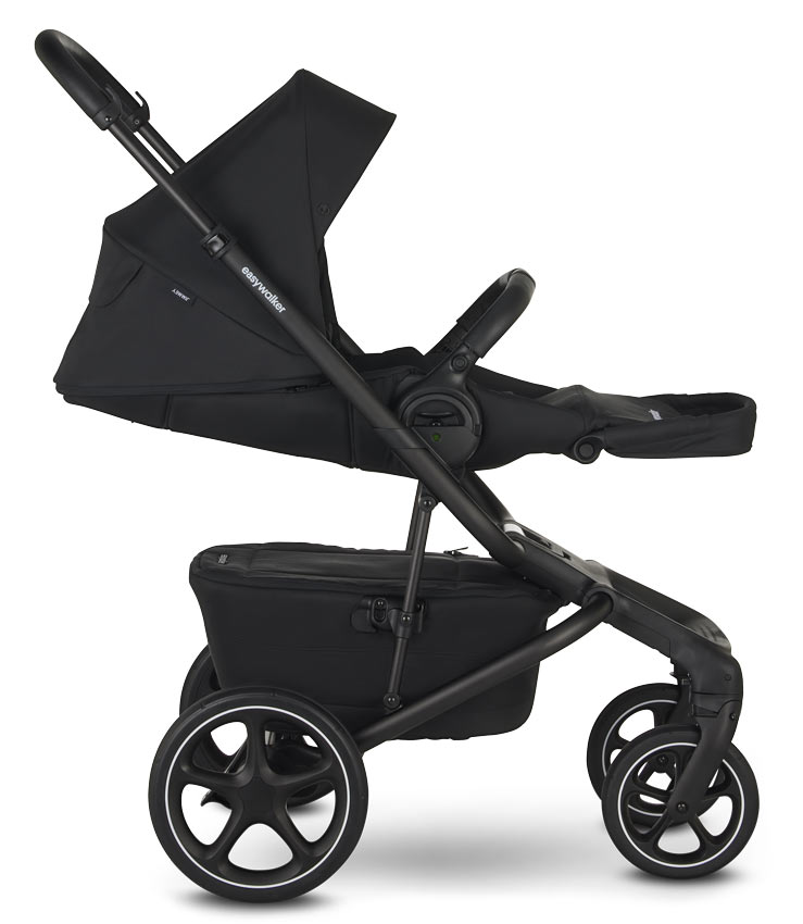 Easywalker Jimmey Sportwagen Pepper Black Liegeposition vorwärts