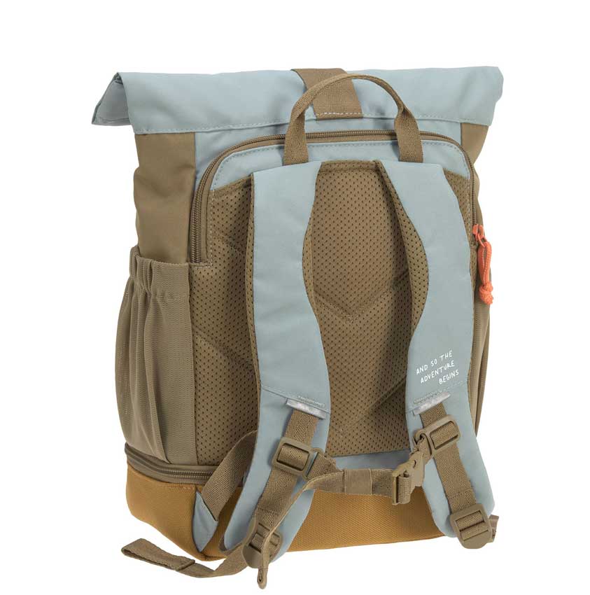 Lässig Mini Rolltop Kindergartenrucksack Nature  Olive