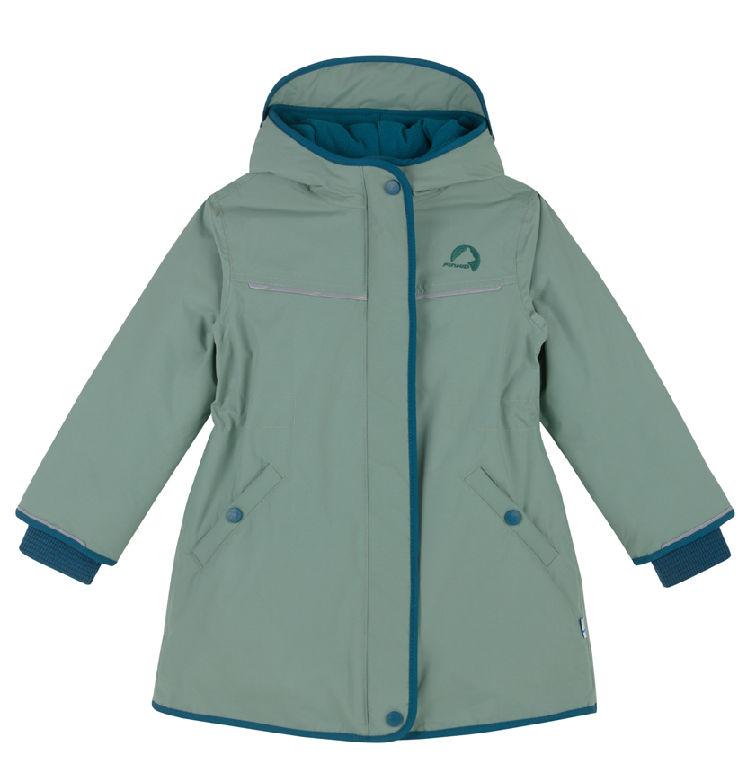 Finkid Mädchen Winterjacke Milla Greenbay/Deepteal