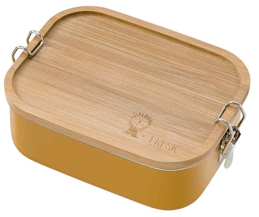 Fresk Brotdose Lunchbox Uni Amber Gold Löwe