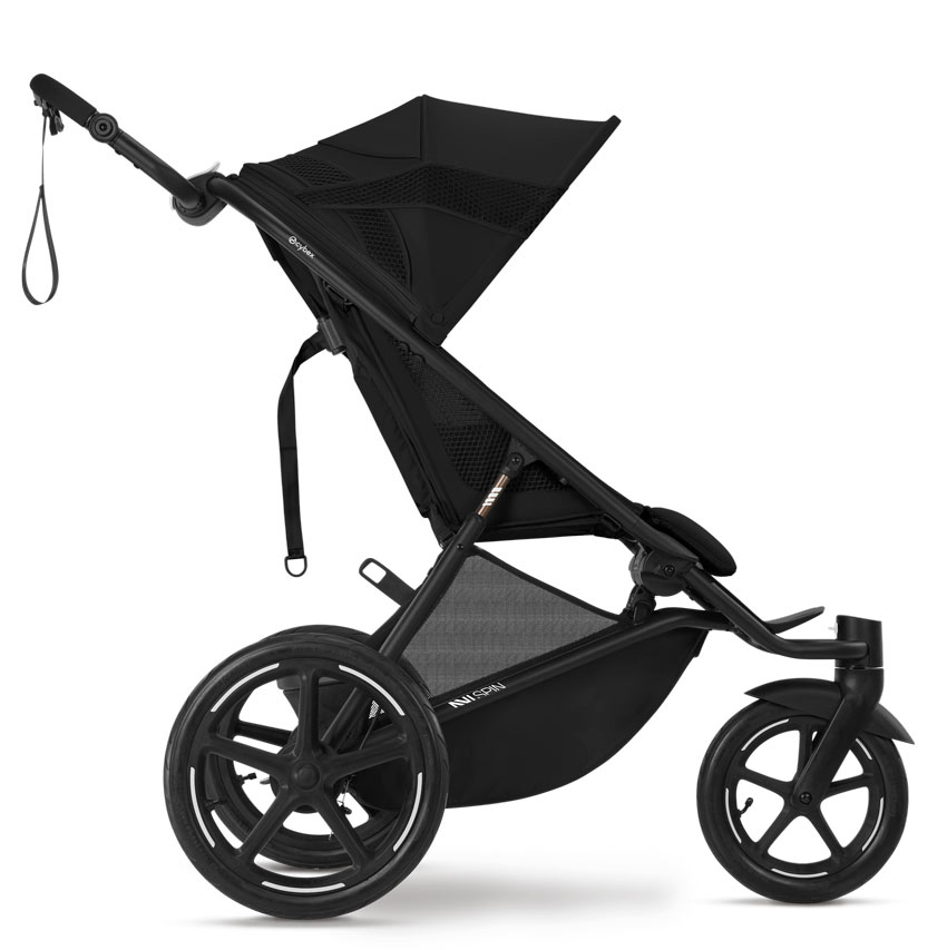 Cybex AVI Spin Jogging Kinderwagen Moon Black