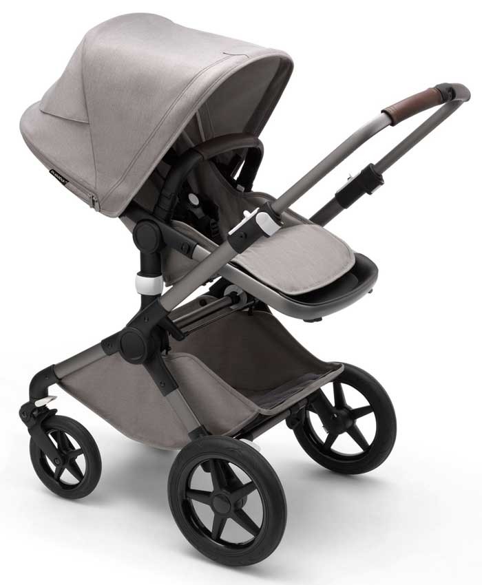 Bugaboo Fox 3 Kinderwagen Sitz Mineral Collection Hell Grau