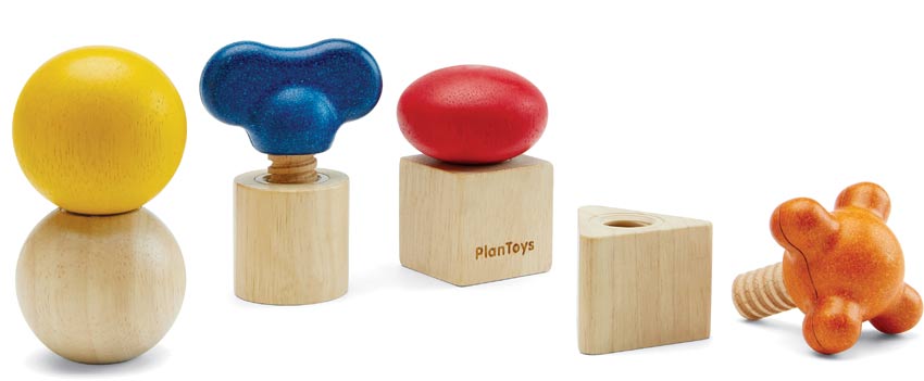 PlanToys Schrauben und Muttern