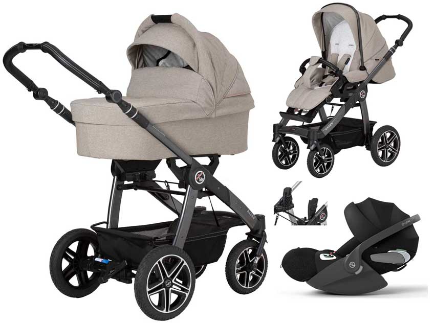 Hartan Racer GTS Kinderwagen 3-in-1 mit Cybex Cloud T i-Size - 2024