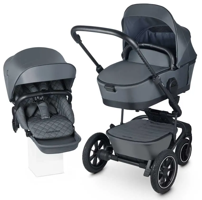 Easywalker Harvey 5 Premium Kinderwagen Air Mineral Grey