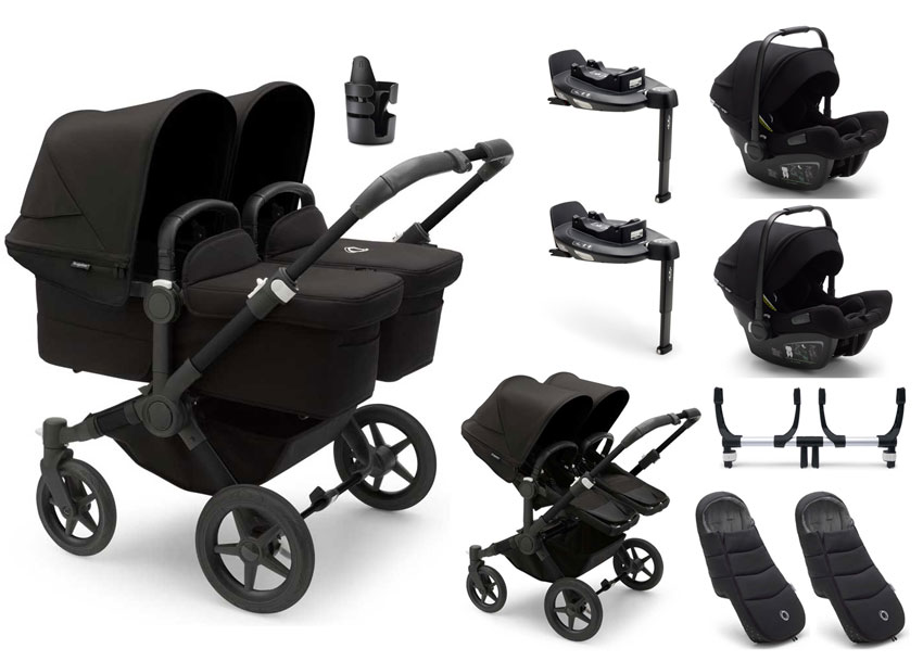 Bugaboo Donkey 5 Twin Komplette Kinderwagen-Set