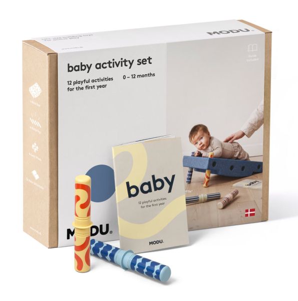 MODU Baby Aktivitäten Set 10-teilig Deep Blue/Sky Blue