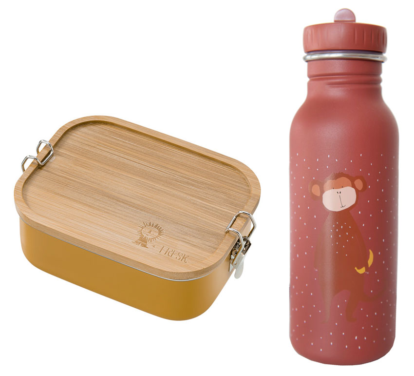 Set Lunchbox en verre et bouteille isotherme • Boutique Handicap  International