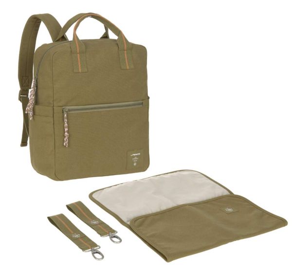 Lässig Wickelrucksack Square Little One & Me Olive