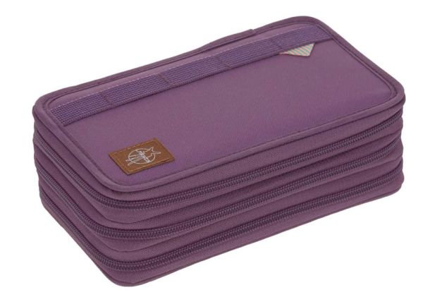 Lässig Federtasche Unique Purple 3-fach