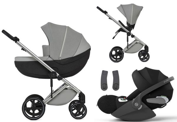 Anex MEV Kinderwagen 3-in-1 mit Cybex Cloud T i-Size Babyschale