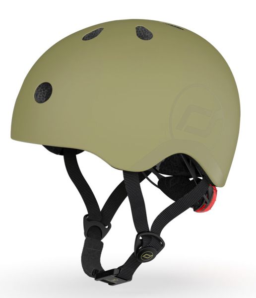 Scoot and Ride Kinder Fahrradhelm S - M Olive