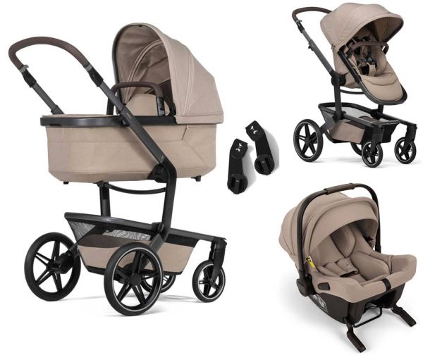 Joolz Day 5 Kinderwagen Set 3-in-1 mit Nuna Pipa Urbn beige